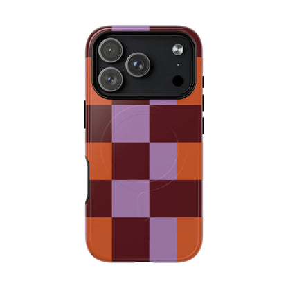 Plum Patchwork MagSafe Phone Case - SmartHomeGoodies