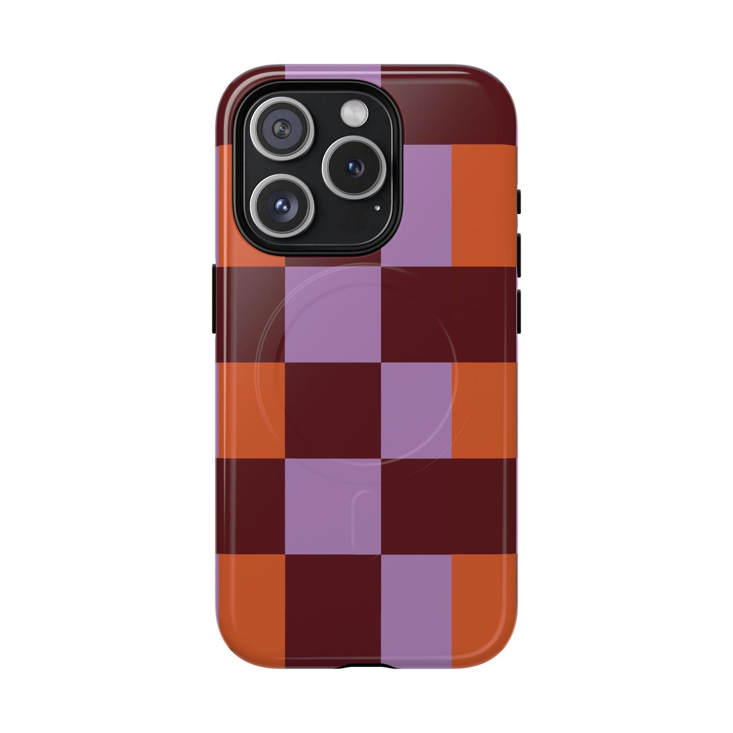 Plum Patchwork MagSafe Phone Case - SmartHomeGoodies