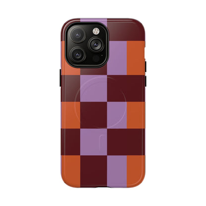Plum Patchwork MagSafe Phone Case - SmartHomeGoodies