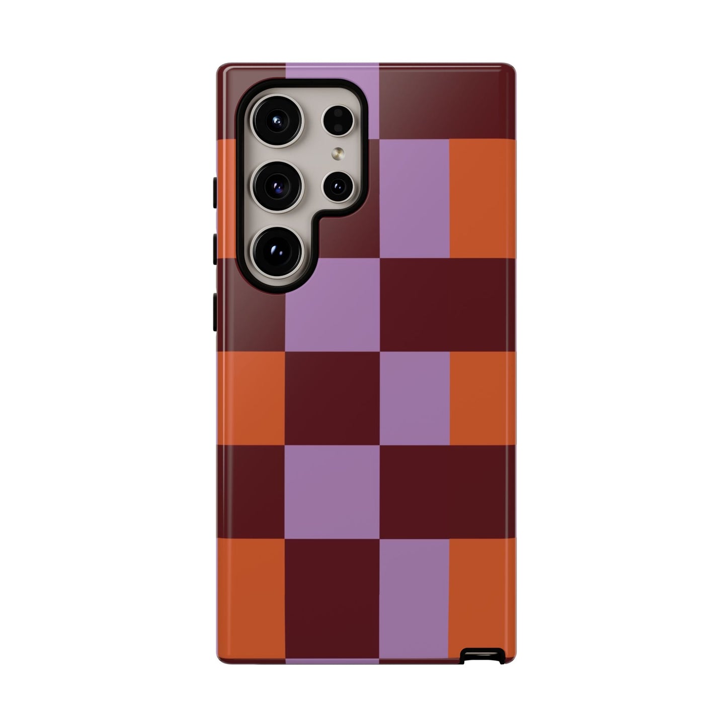 Plum Patchwork Phone Case - SmartHomeGoodies
