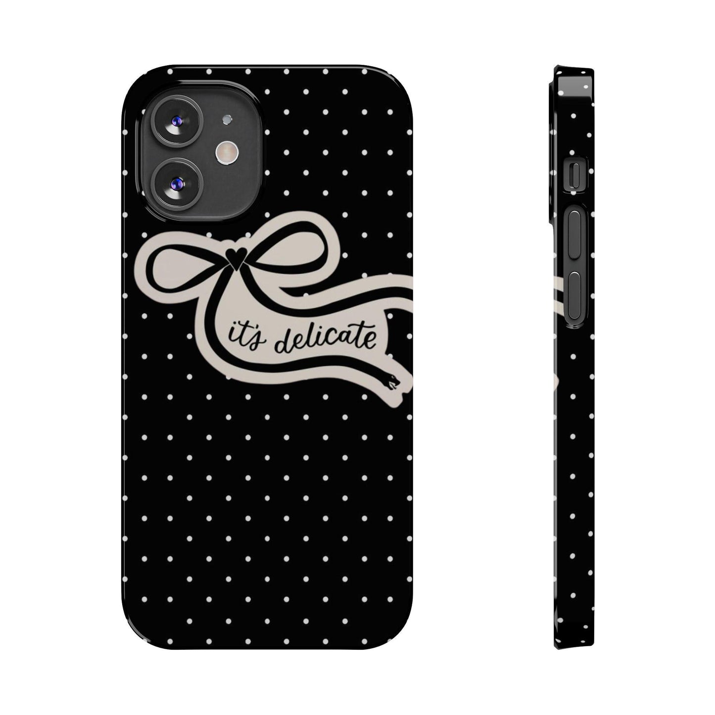 Polka Bow Elegance iPhone Cases - SmartHomeGoodies