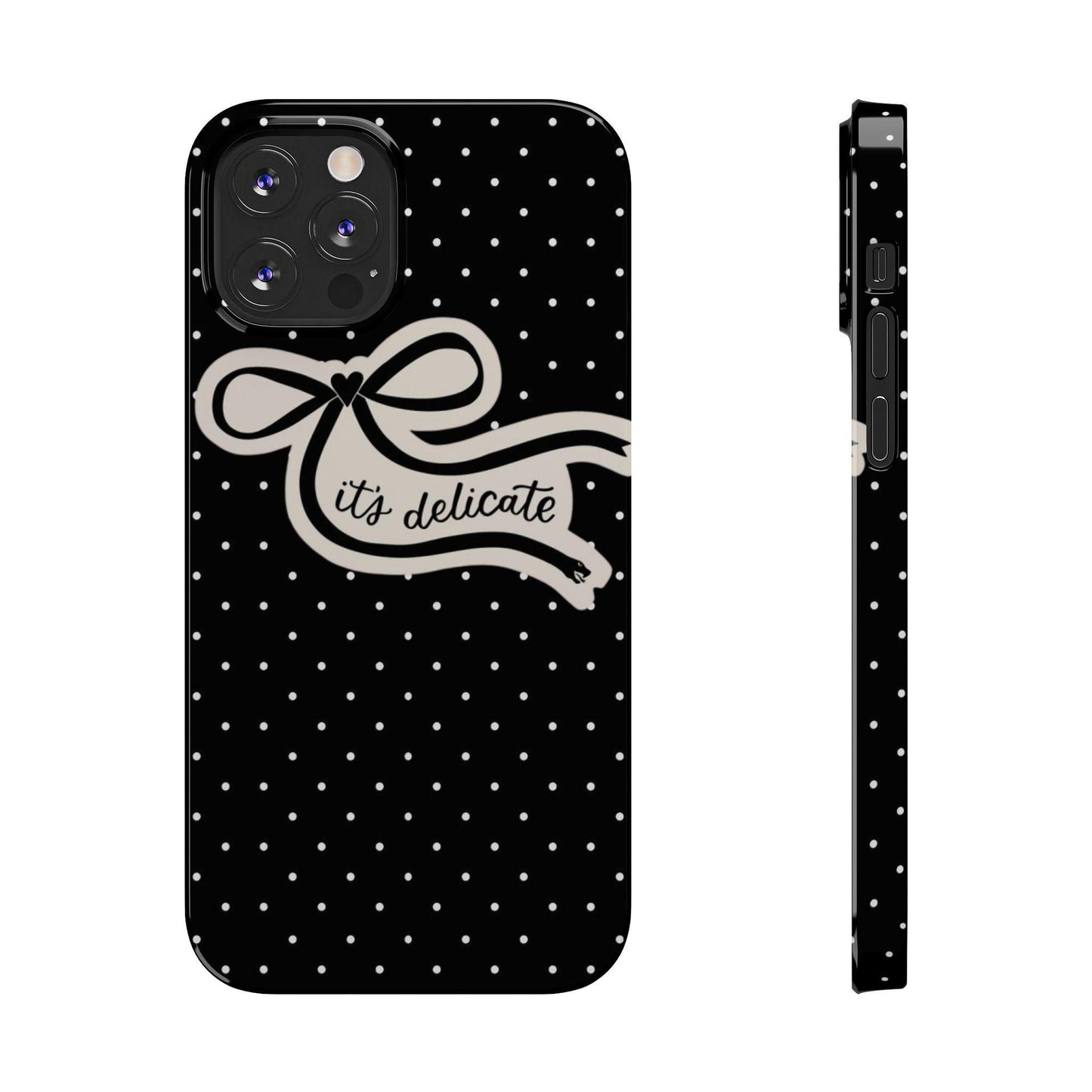 Polka Bow Elegance iPhone Cases - SmartHomeGoodies