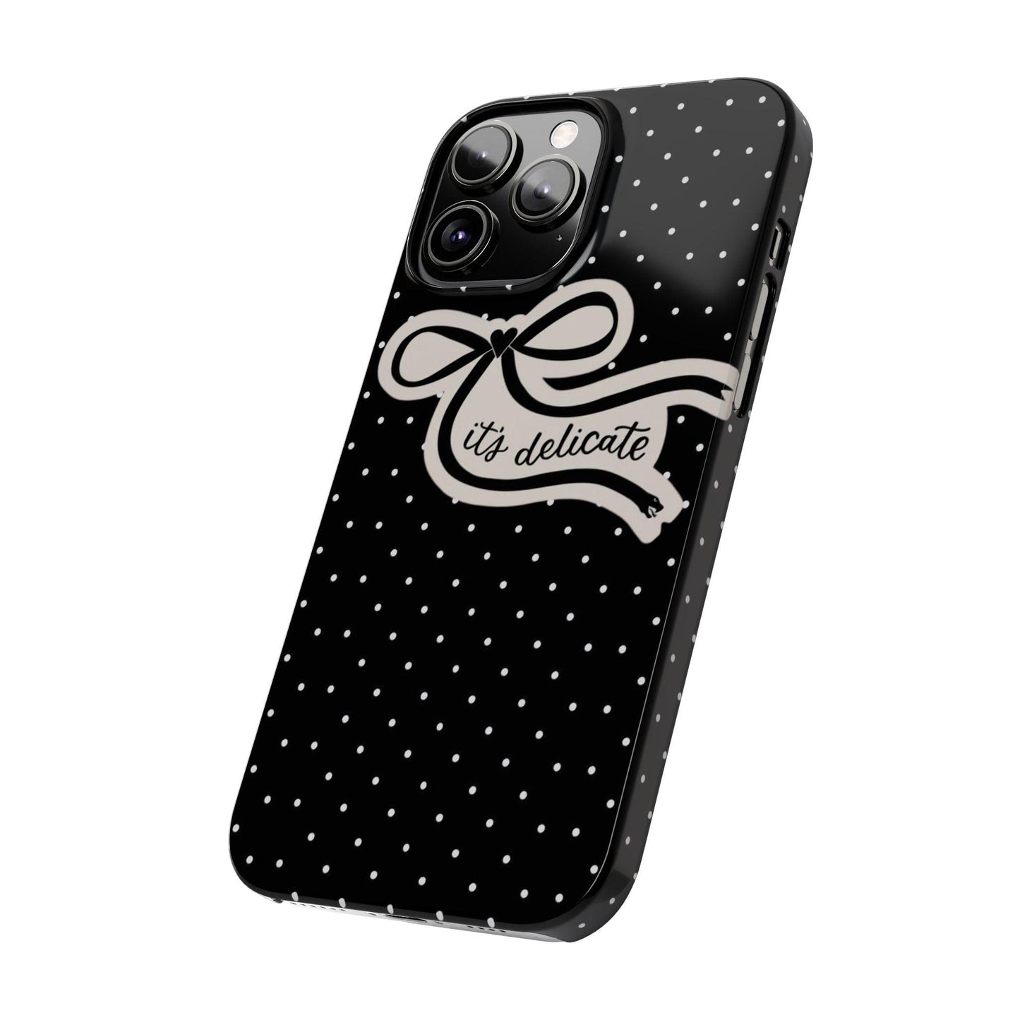 Polka Bow Elegance iPhone Cases - SmartHomeGoodies