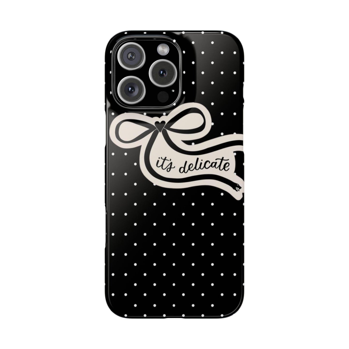 Polka Bow Elegance iPhone Cases - SmartHomeGoodies