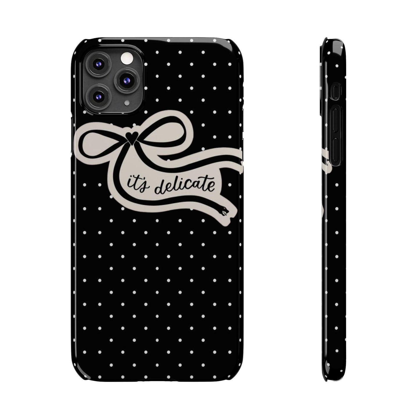 Polka Bow Elegance iPhone Cases - SmartHomeGoodies