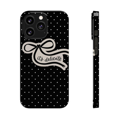Polka Bow Elegance iPhone Cases - SmartHomeGoodies