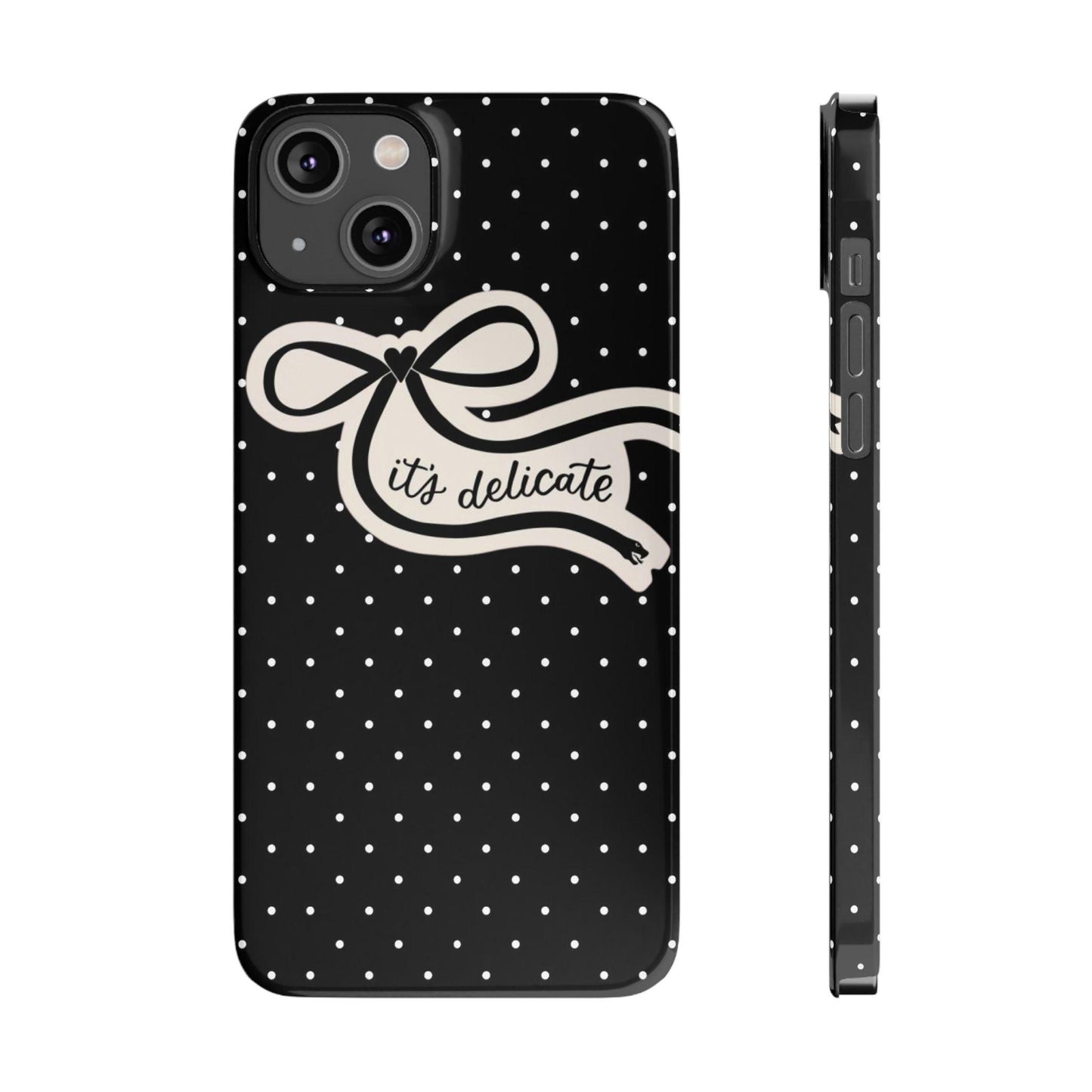 Polka Bow Elegance iPhone Cases - SmartHomeGoodies