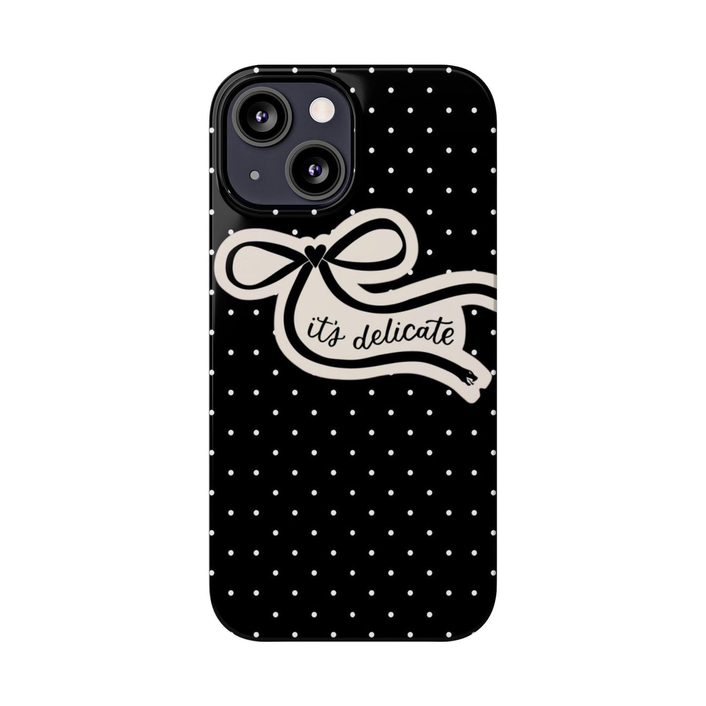 Polka Bow Elegance iPhone Cases - SmartHomeGoodies