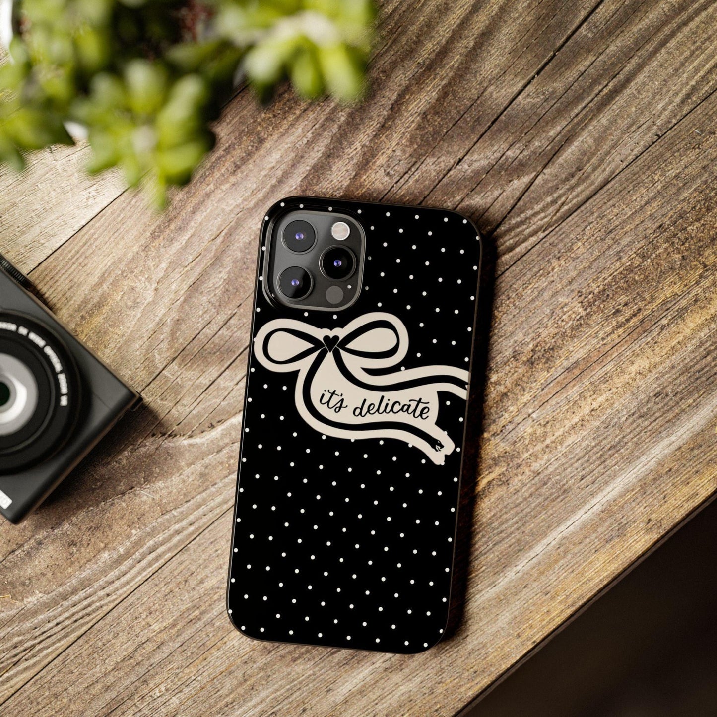 Polka Bow Elegance iPhone Cases - SmartHomeGoodies
