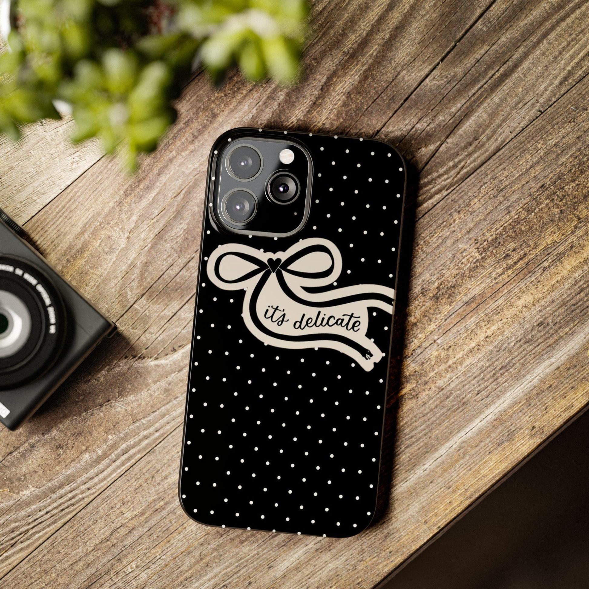 Polka Bow Elegance iPhone Cases - SmartHomeGoodies