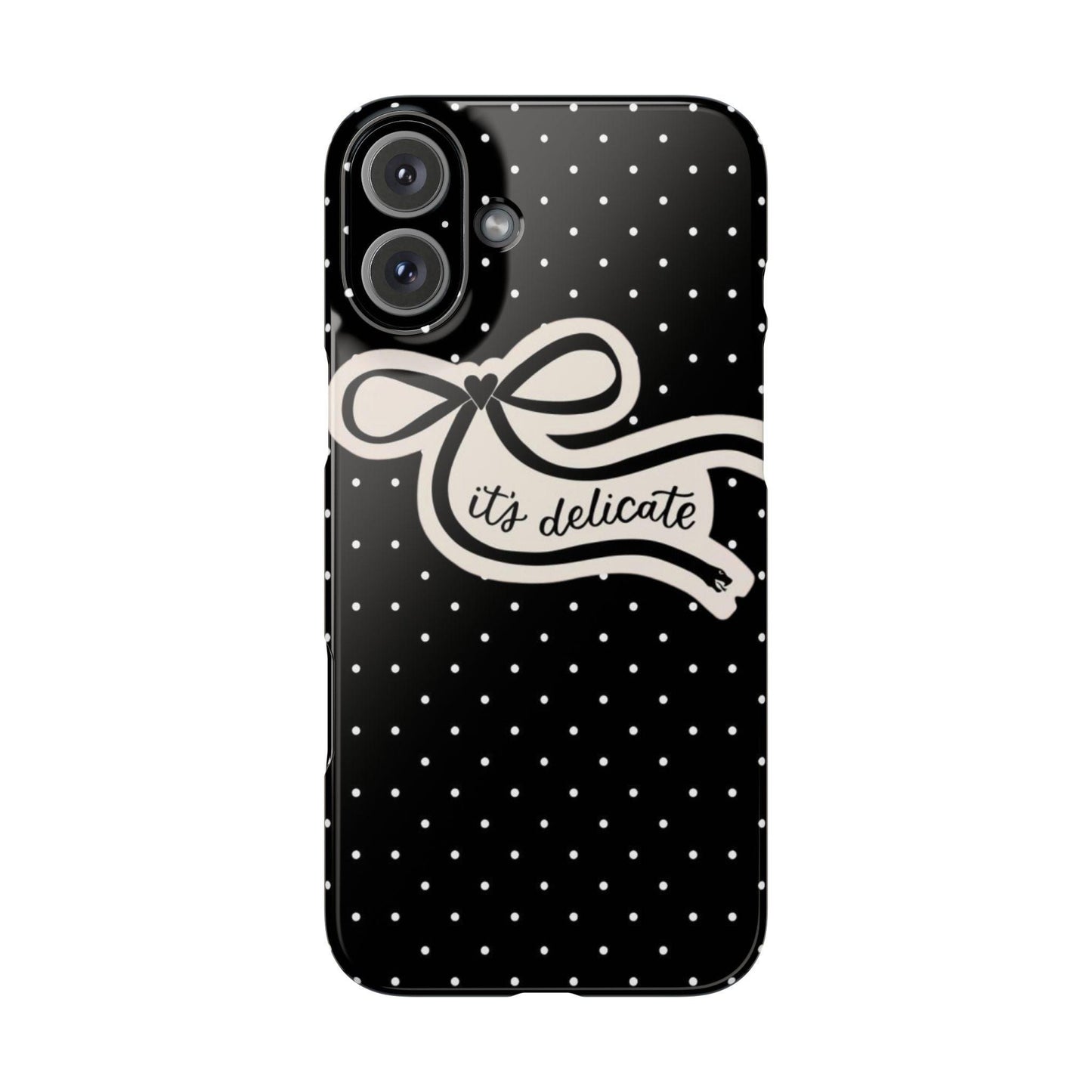 Polka Bow Elegance iPhone Cases - SmartHomeGoodies