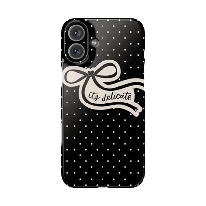 Polka Bow Elegance iPhone Cases - SmartHomeGoodies