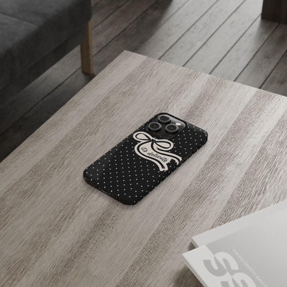 Polka Bow Elegance iPhone Cases - SmartHomeGoodies