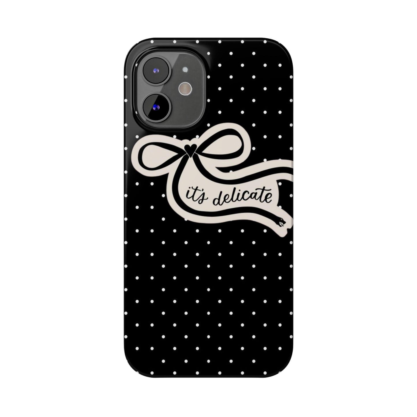 Polka Bow Elegance iPhone Cases - SmartHomeGoodies