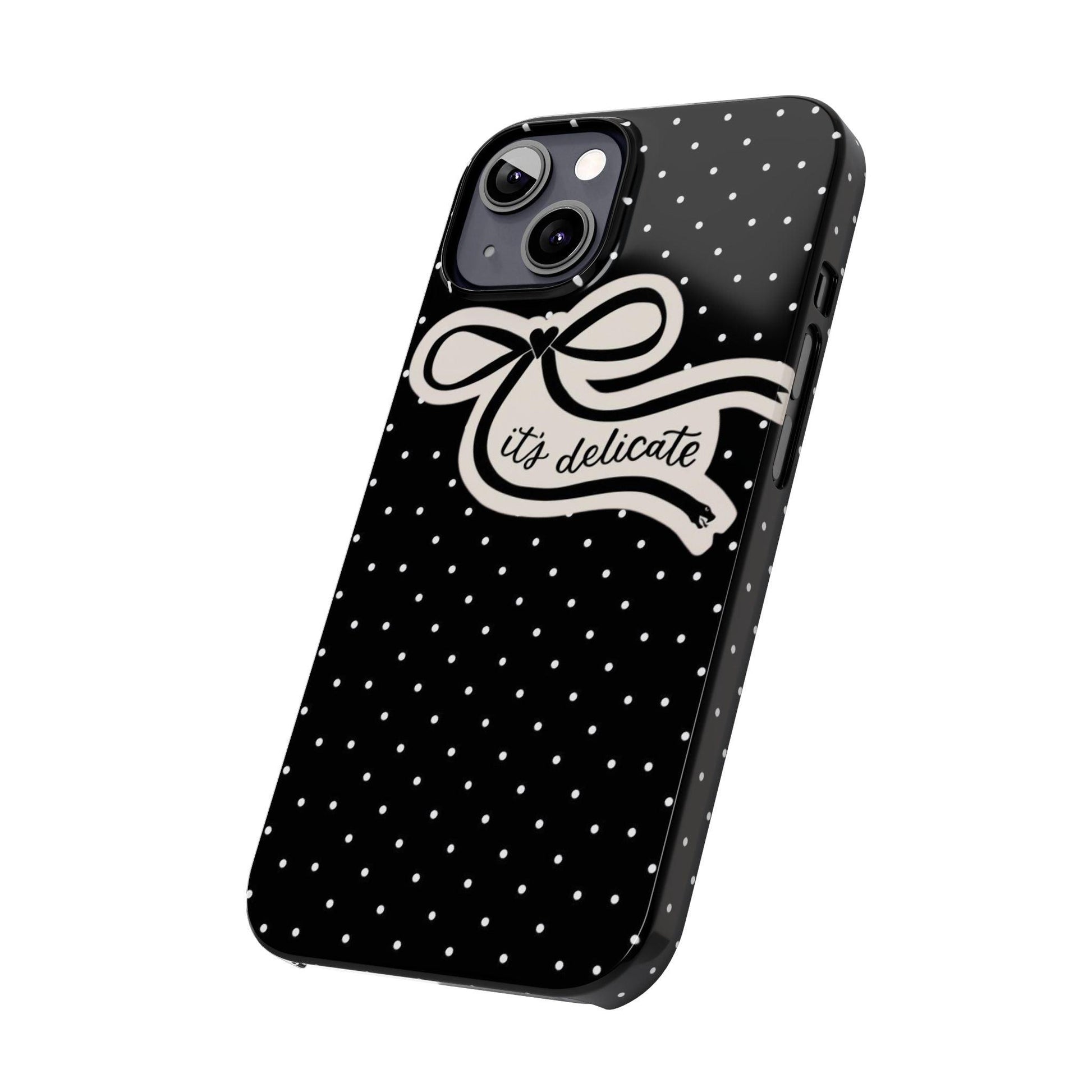 Polka Bow Elegance iPhone Cases - SmartHomeGoodies