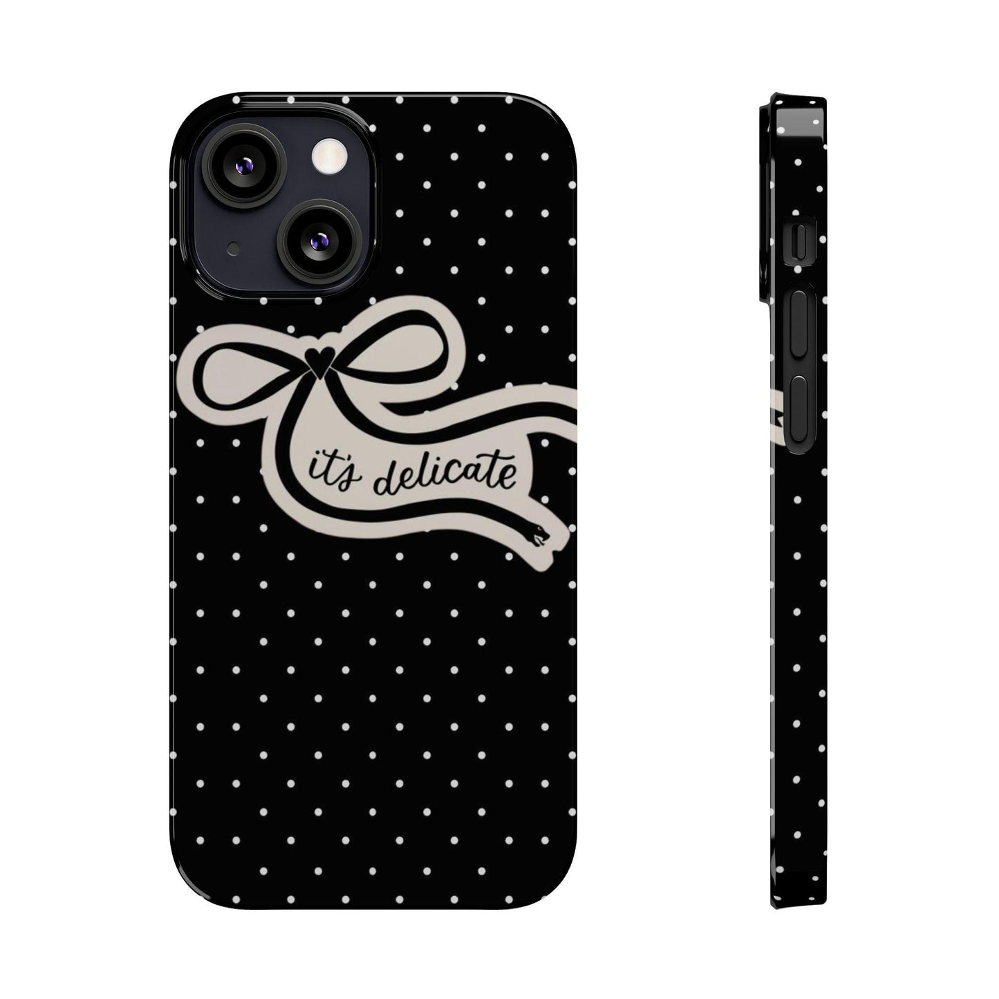 Polka Bow Elegance iPhone Cases - SmartHomeGoodies