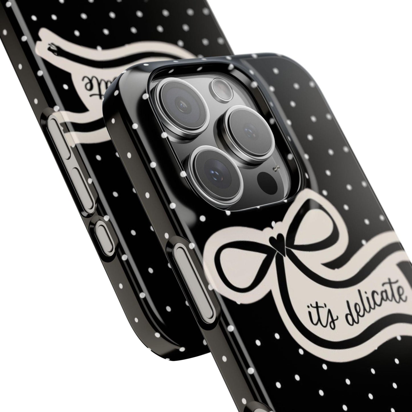 Polka Bow Elegance iPhone Cases - SmartHomeGoodies
