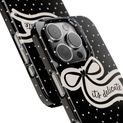 Polka Bow Elegance iPhone Cases - SmartHomeGoodies