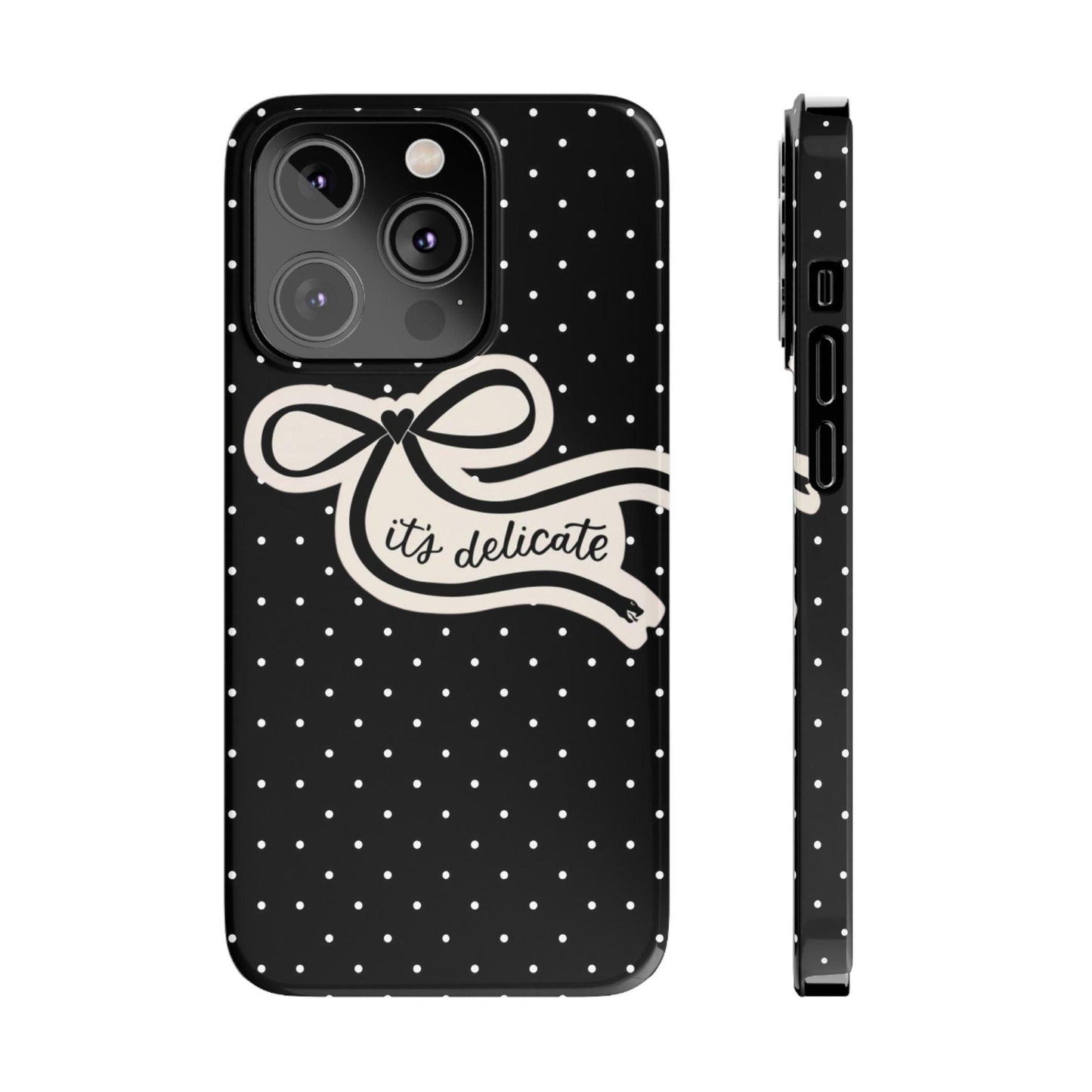 Polka Bow Elegance iPhone Cases - SmartHomeGoodies