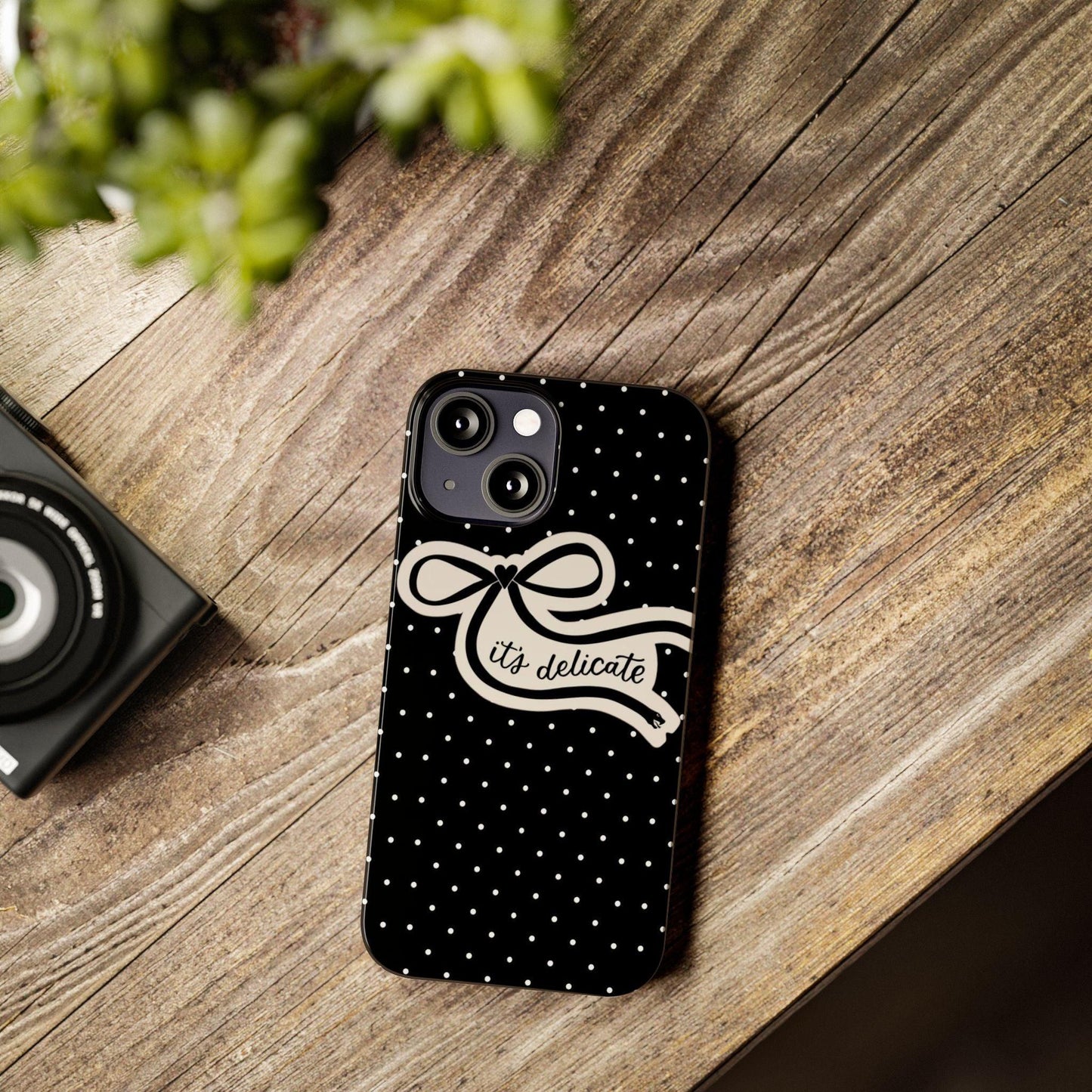 Polka Bow Elegance iPhone Cases - SmartHomeGoodies