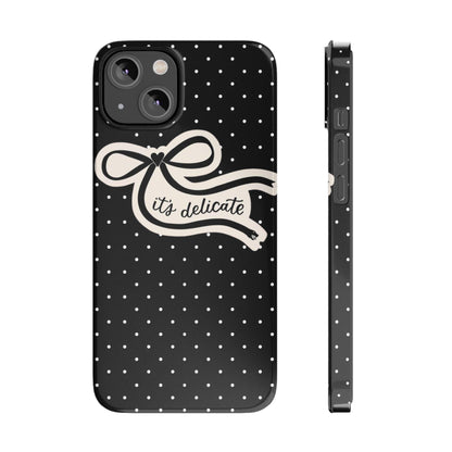 Polka Bow Elegance iPhone Cases - SmartHomeGoodies