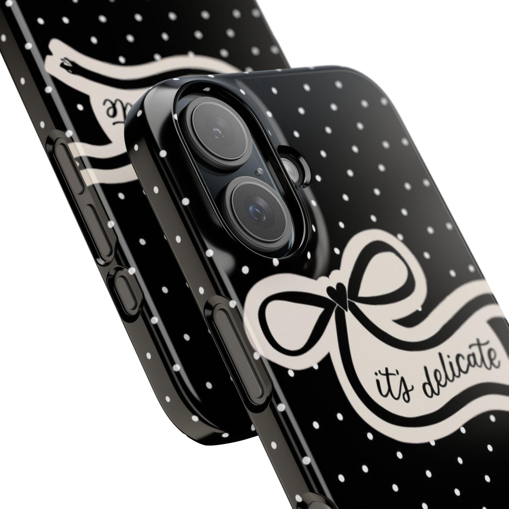 Polka Bow Elegance iPhone Cases - SmartHomeGoodies