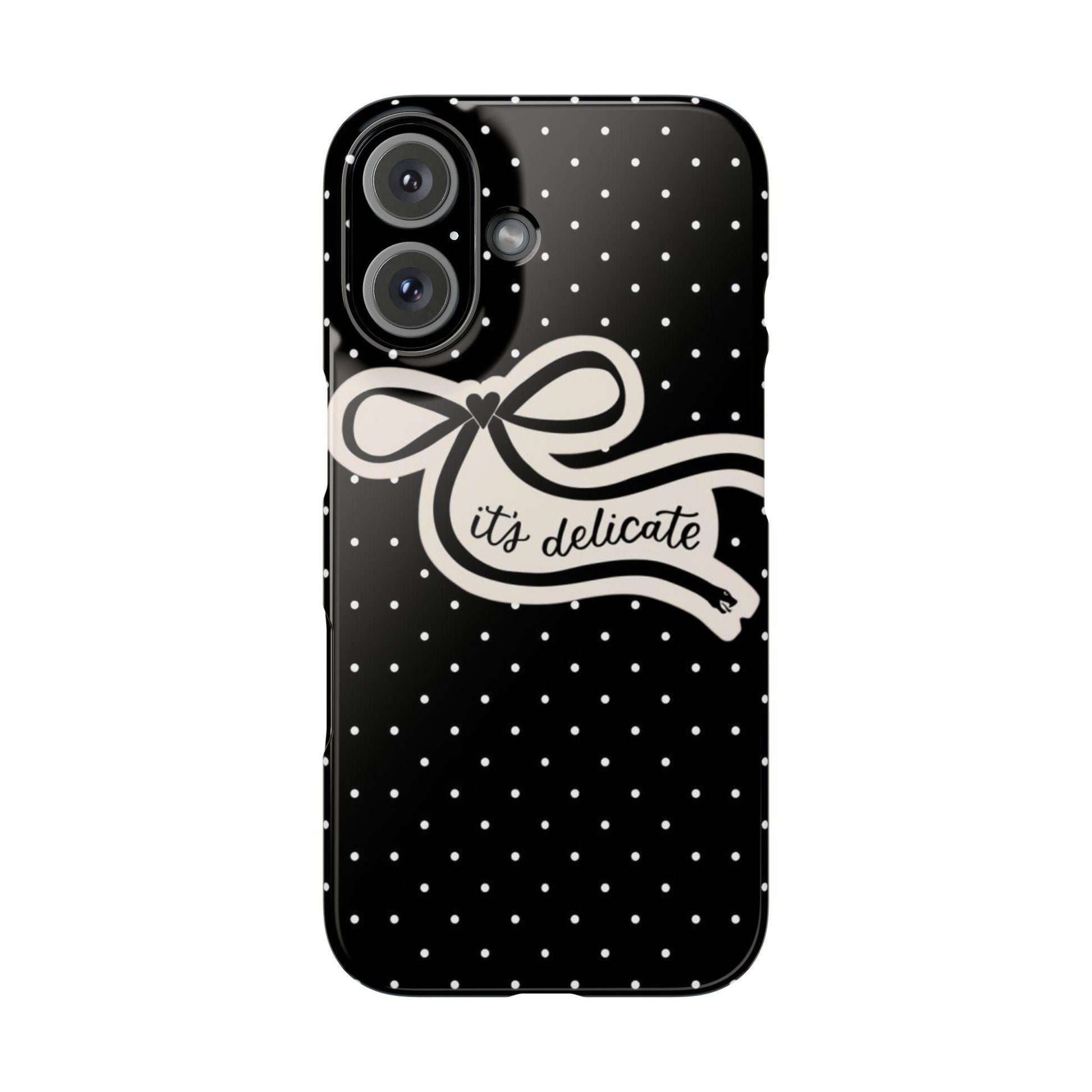 Polka Bow Elegance iPhone Cases - SmartHomeGoodies