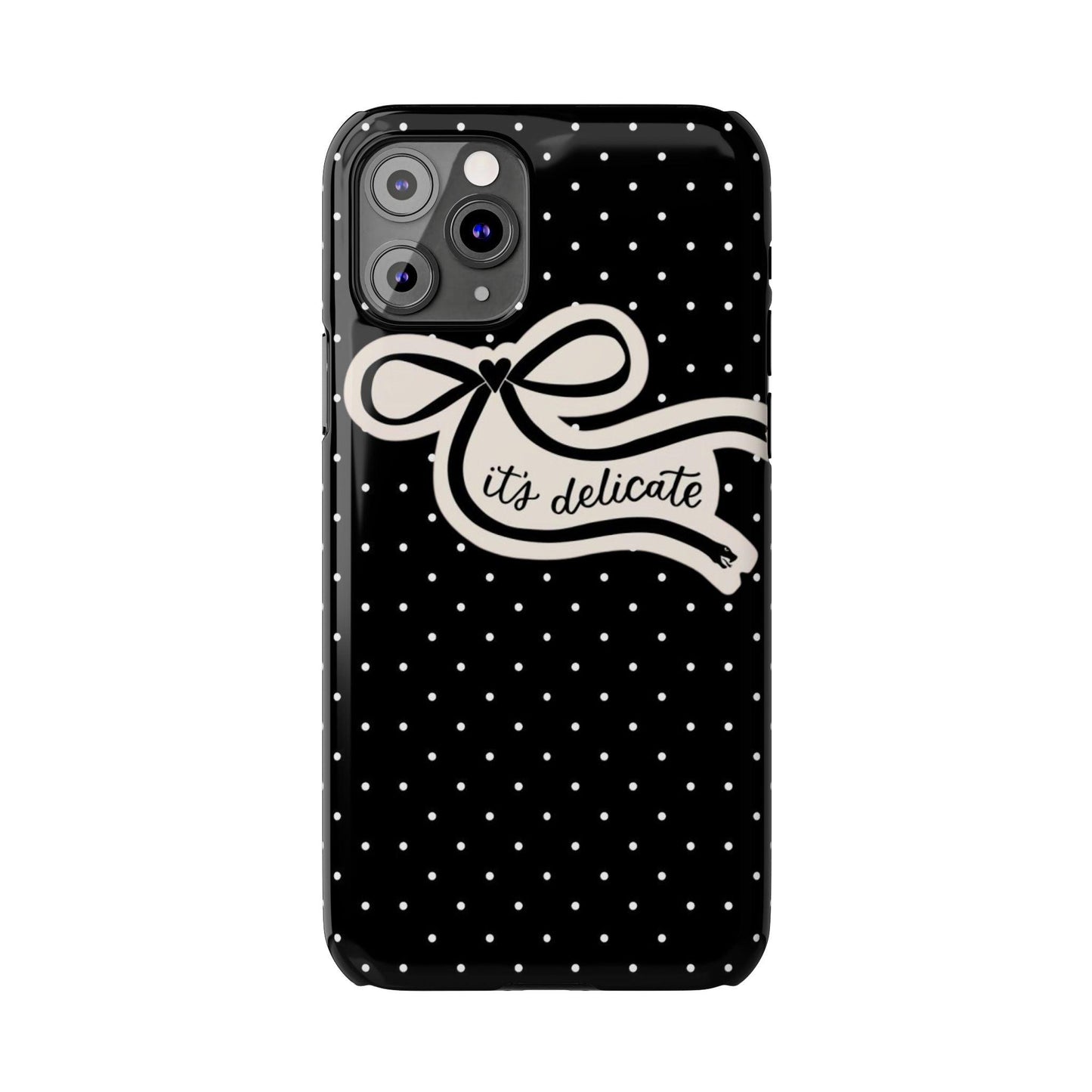 Polka Bow Elegance iPhone Cases - SmartHomeGoodies