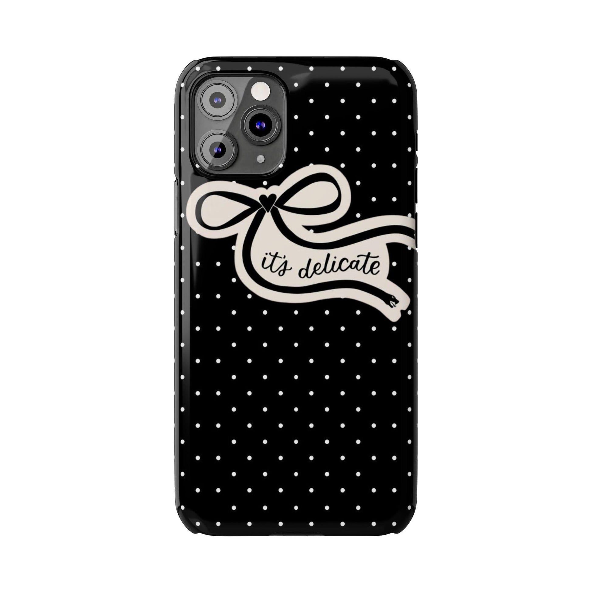 Polka Bow Elegance iPhone Cases - SmartHomeGoodies