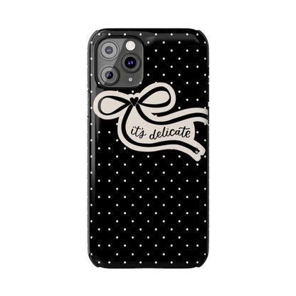 Polka Bow Elegance iPhone Cases - SmartHomeGoodies