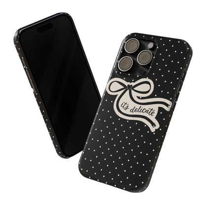 Polka Bow Elegance iPhone Cases - SmartHomeGoodies