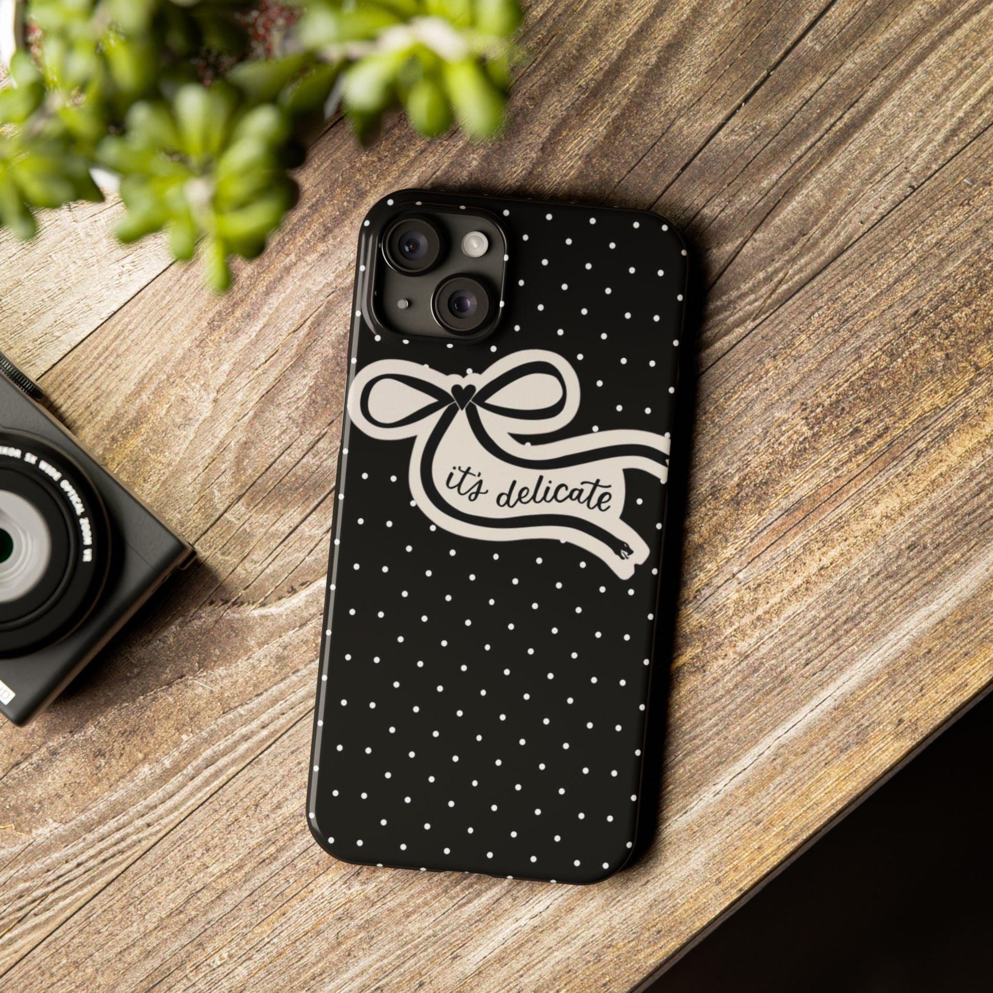 Polka Bow Elegance iPhone Cases - SmartHomeGoodies