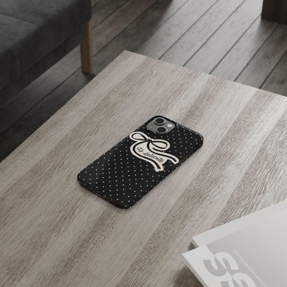 Polka Bow Elegance iPhone Cases - SmartHomeGoodies