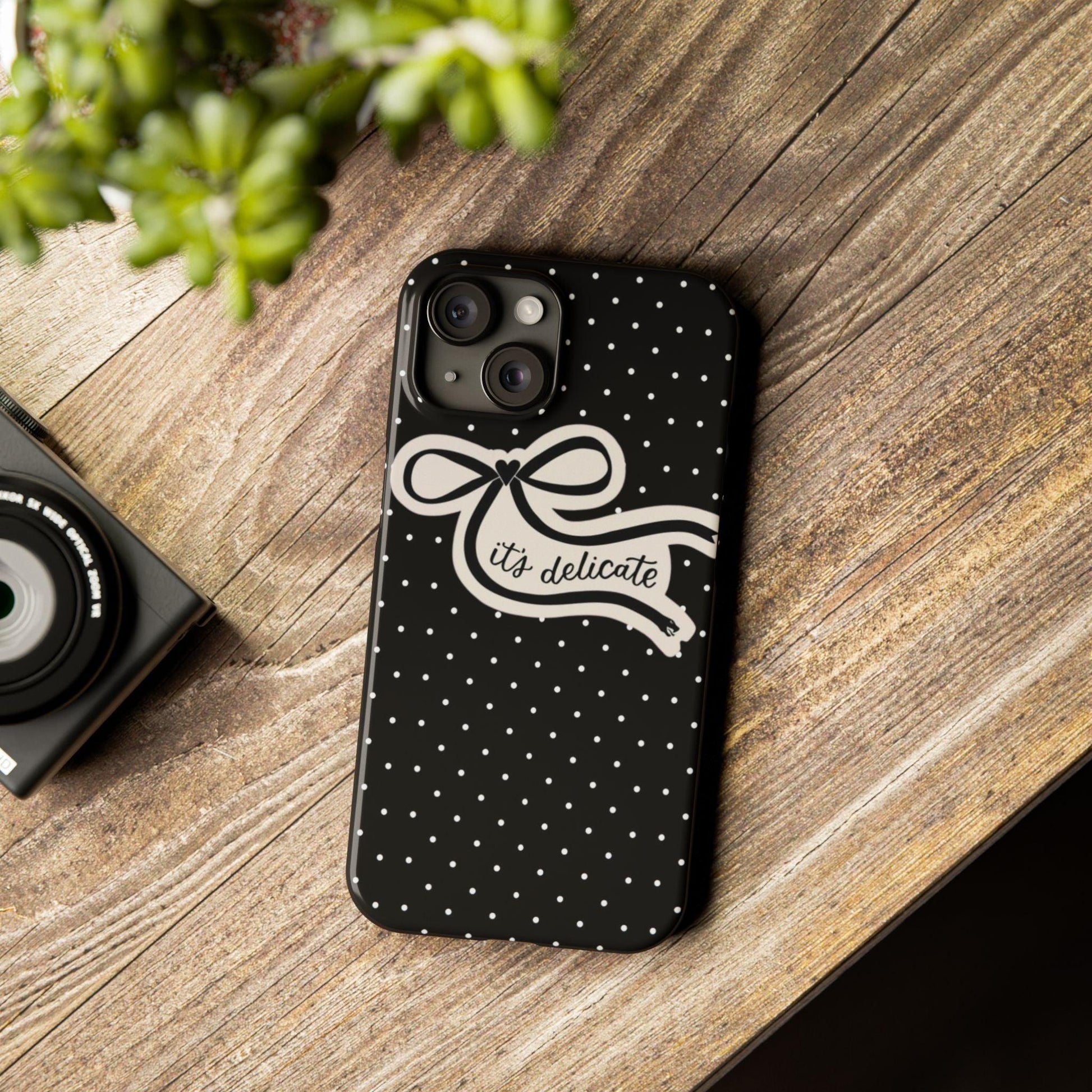 Polka Bow Elegance iPhone Cases - SmartHomeGoodies