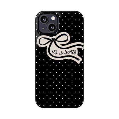 Polka Bow Elegance iPhone Cases - SmartHomeGoodies