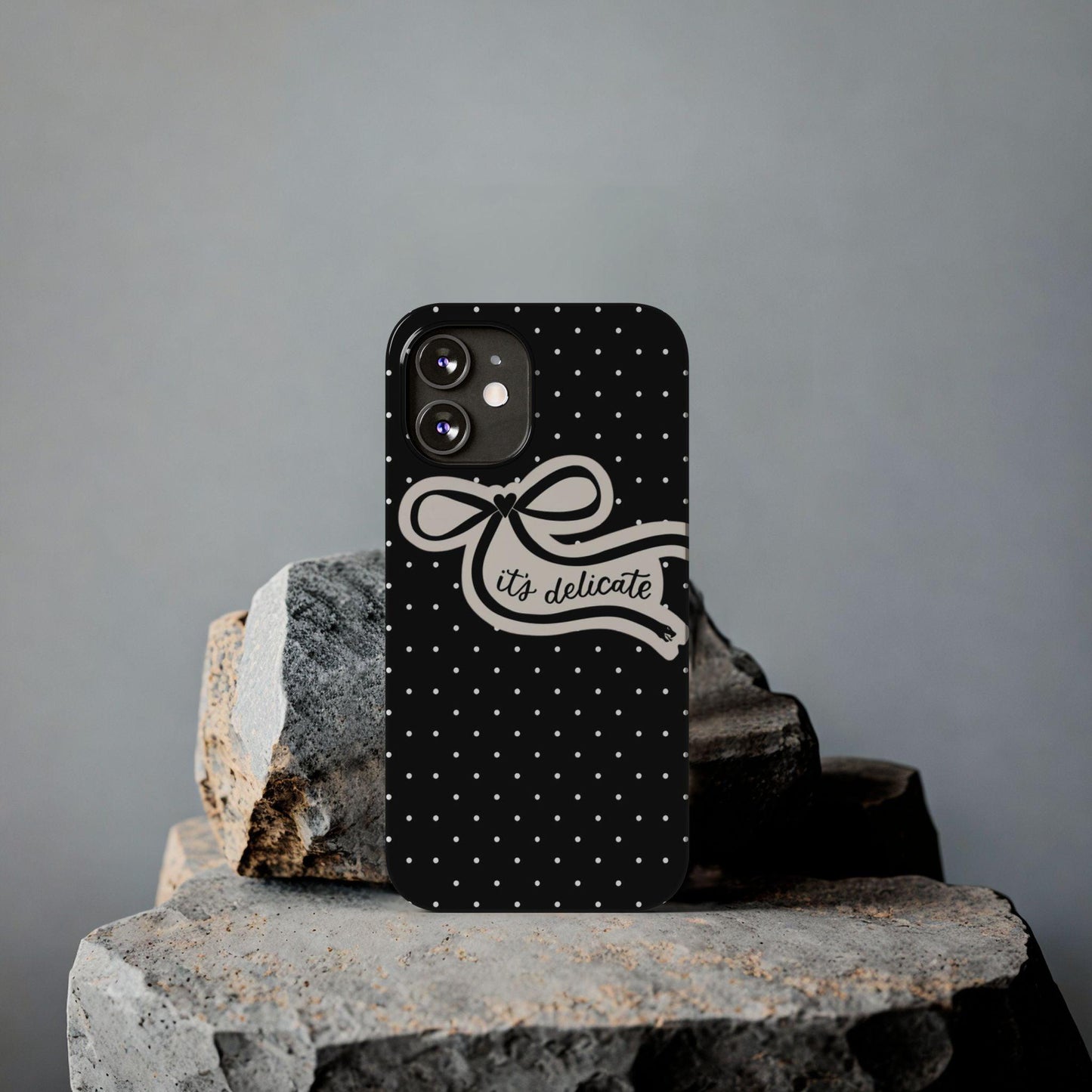 Polka Bow Elegance iPhone Cases - SmartHomeGoodies