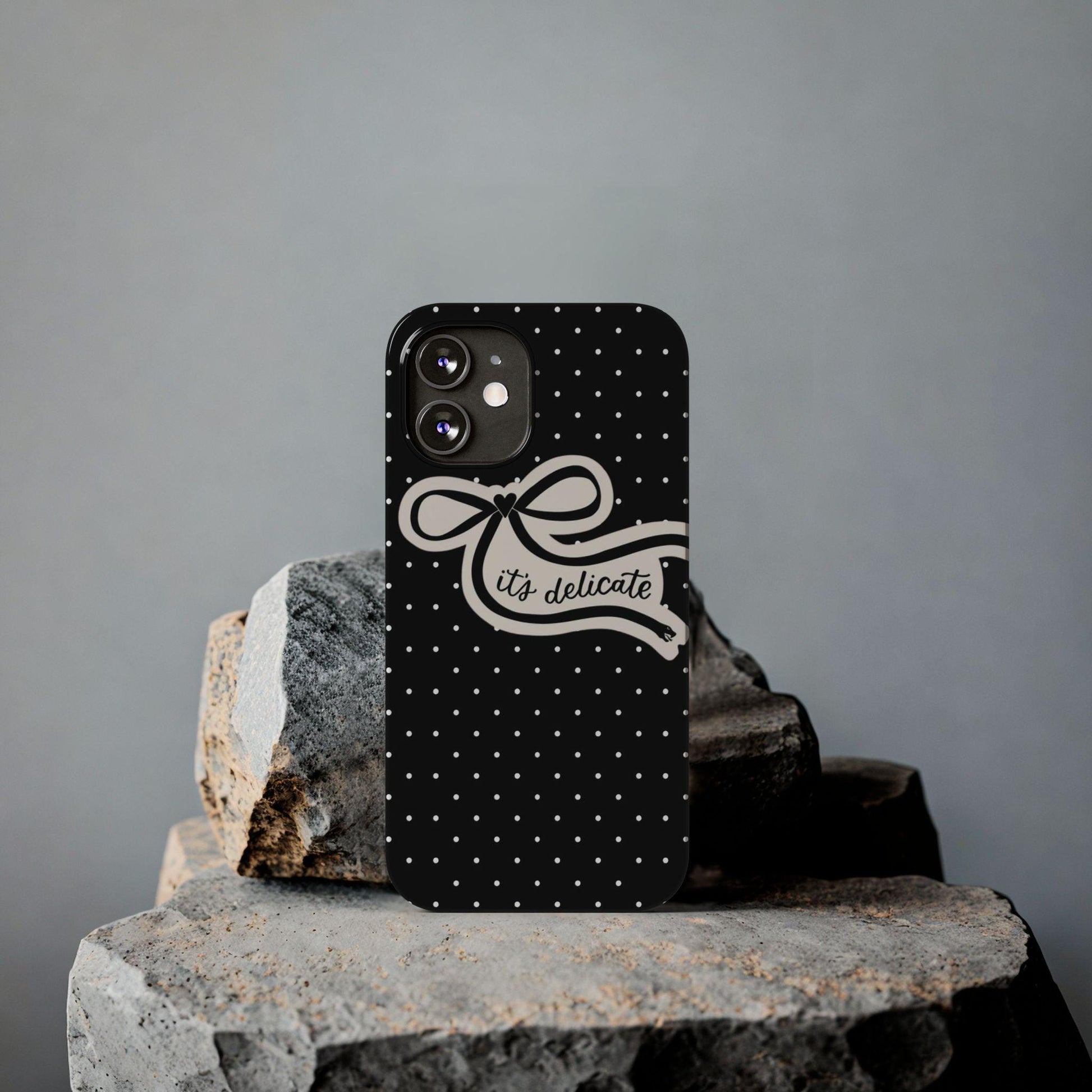 Polka Bow Elegance iPhone Cases - SmartHomeGoodies