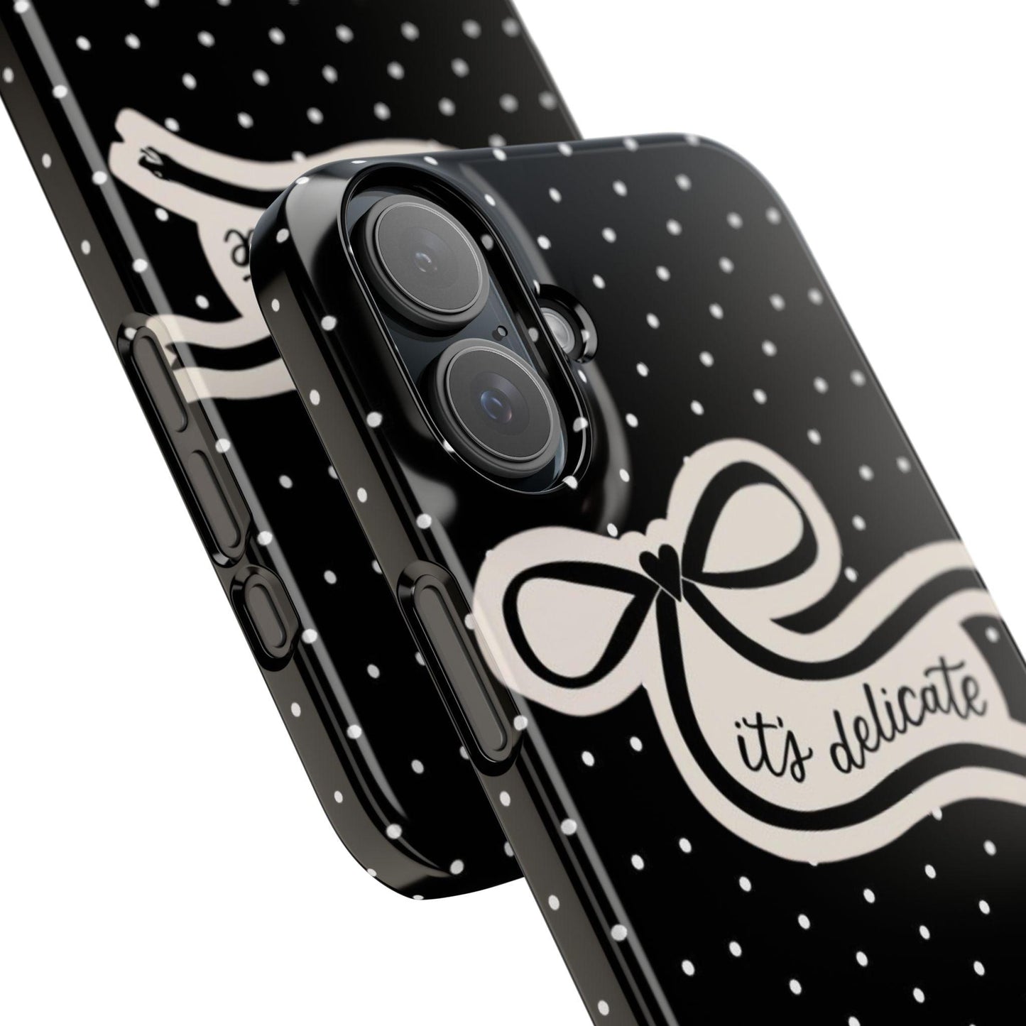 Polka Bow Elegance iPhone Cases - SmartHomeGoodies