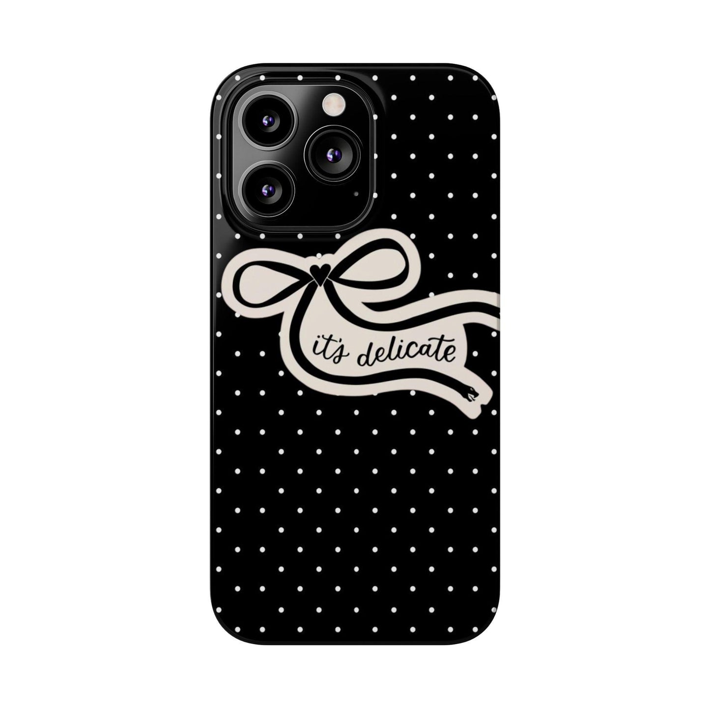 Polka Bow Elegance iPhone Cases - SmartHomeGoodies