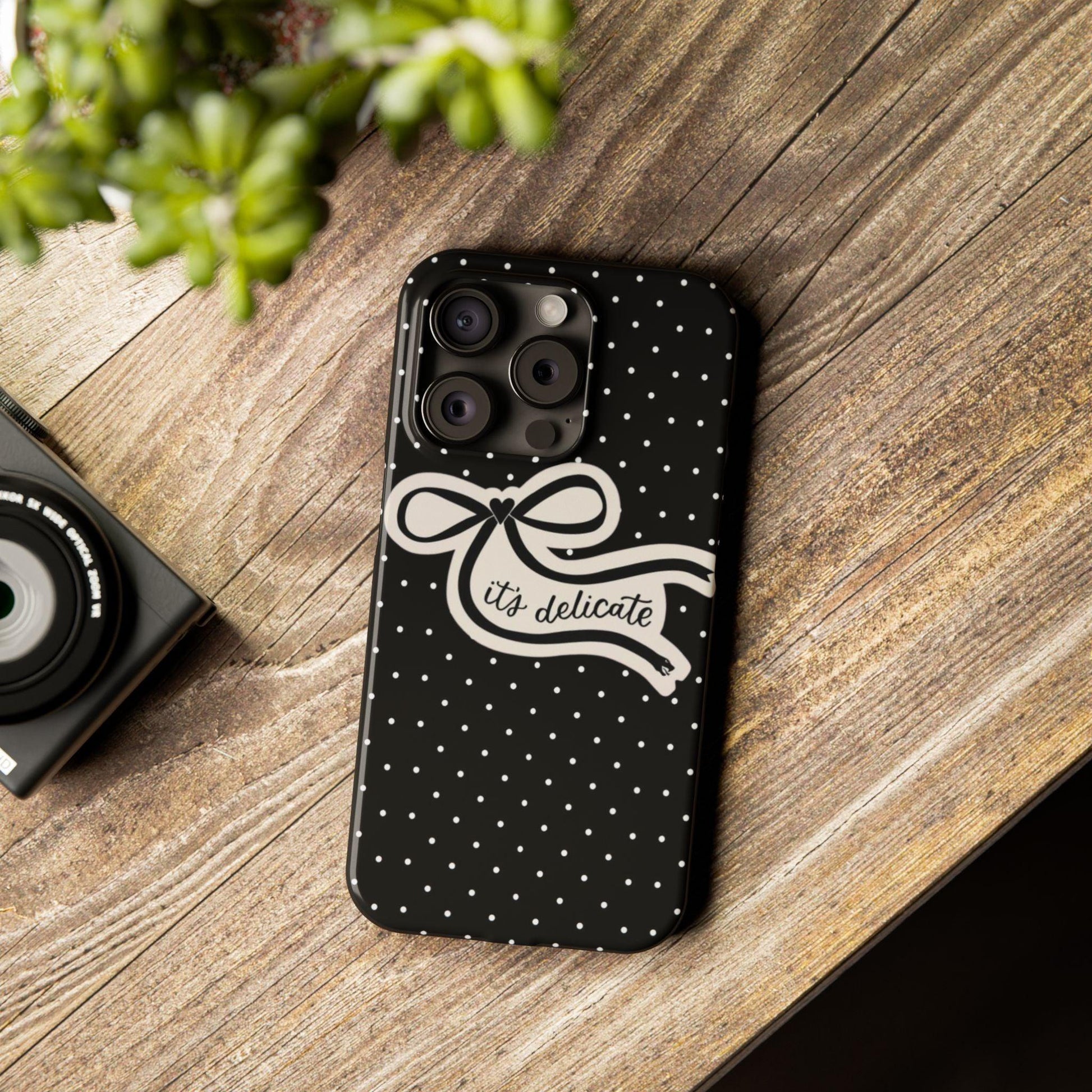 Polka Bow Elegance iPhone Cases - SmartHomeGoodies