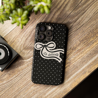 Polka Bow Elegance iPhone Cases - SmartHomeGoodies