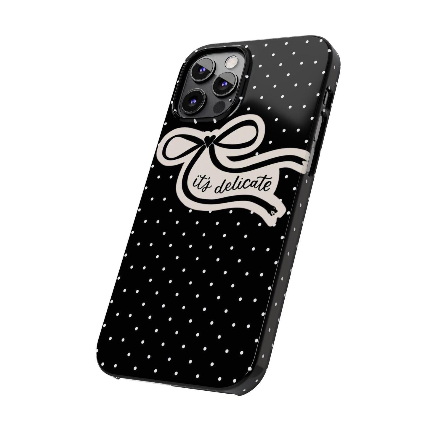 Polka Bow Elegance iPhone Cases - SmartHomeGoodies