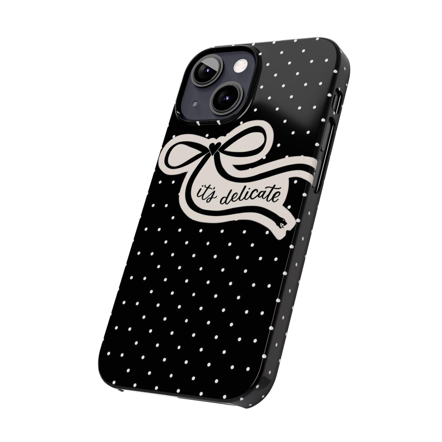 Polka Bow Elegance iPhone Cases - SmartHomeGoodies