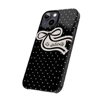 Polka Bow Elegance iPhone Cases - SmartHomeGoodies