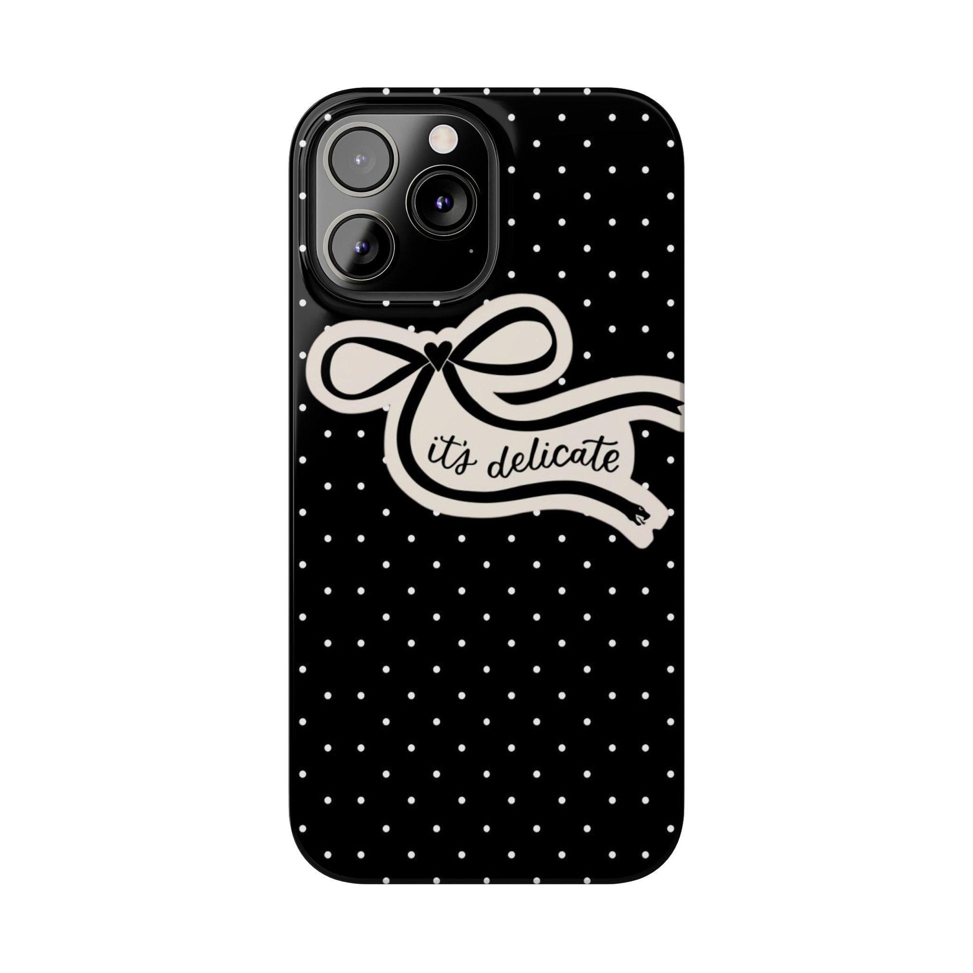 Polka Bow Elegance iPhone Cases - SmartHomeGoodies