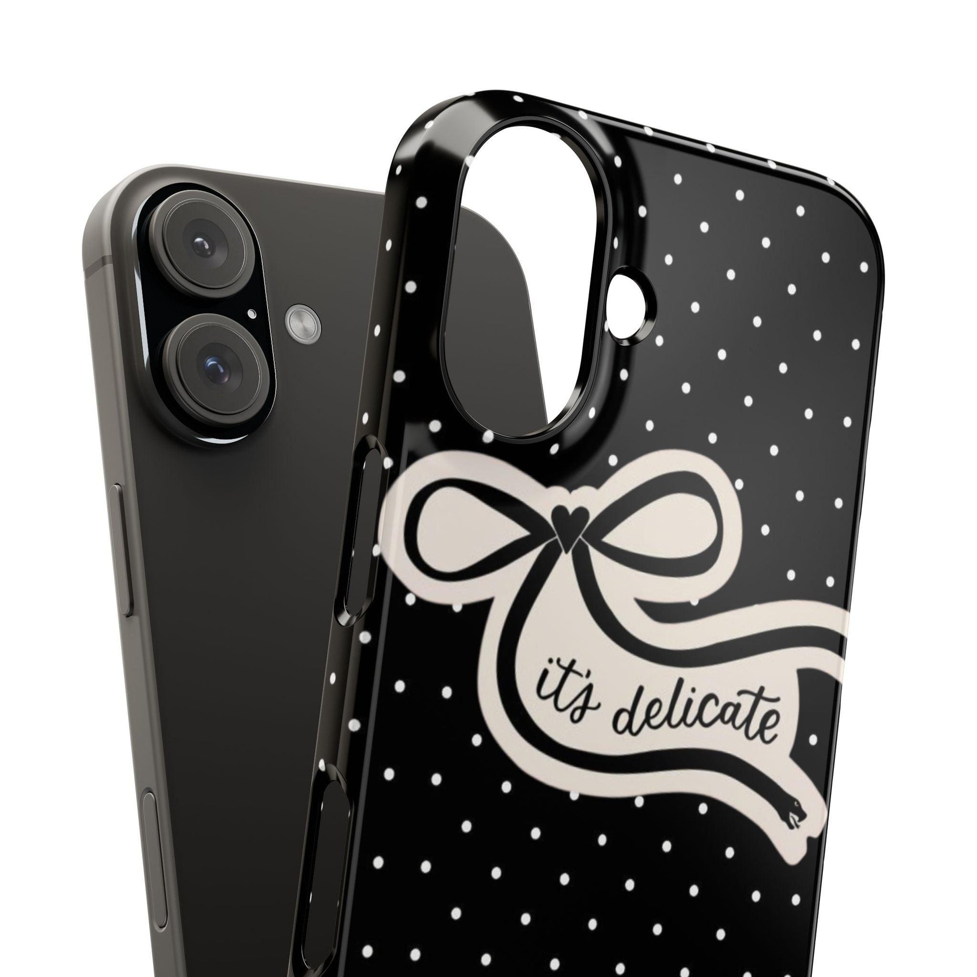 Polka Bow Elegance iPhone Cases - SmartHomeGoodies