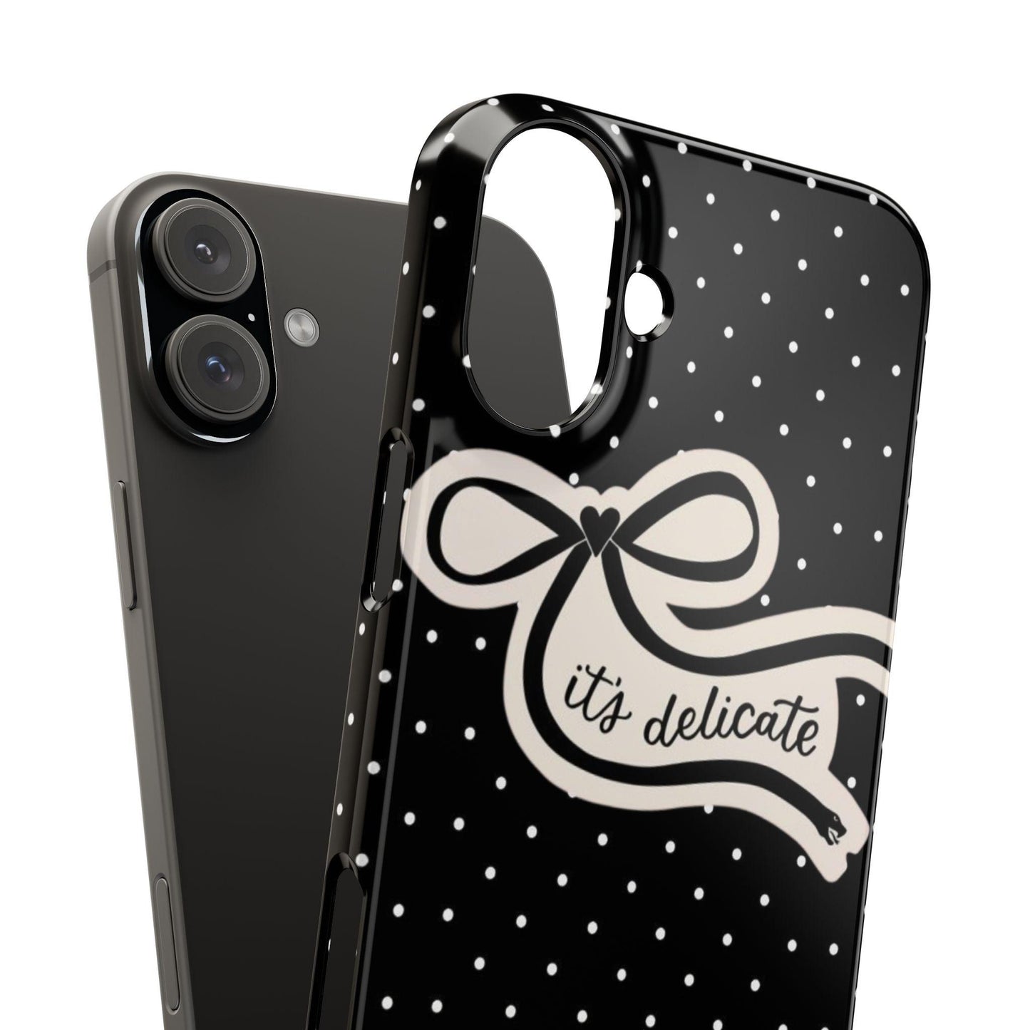 Polka Bow Elegance iPhone Cases - SmartHomeGoodies