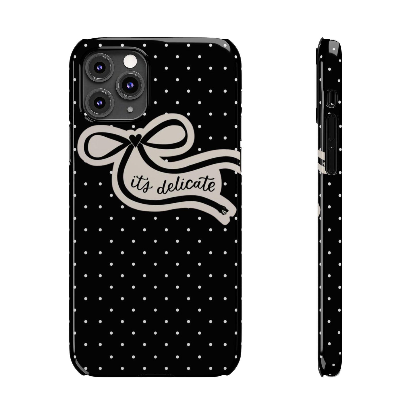 Polka Bow Elegance iPhone Cases - SmartHomeGoodies