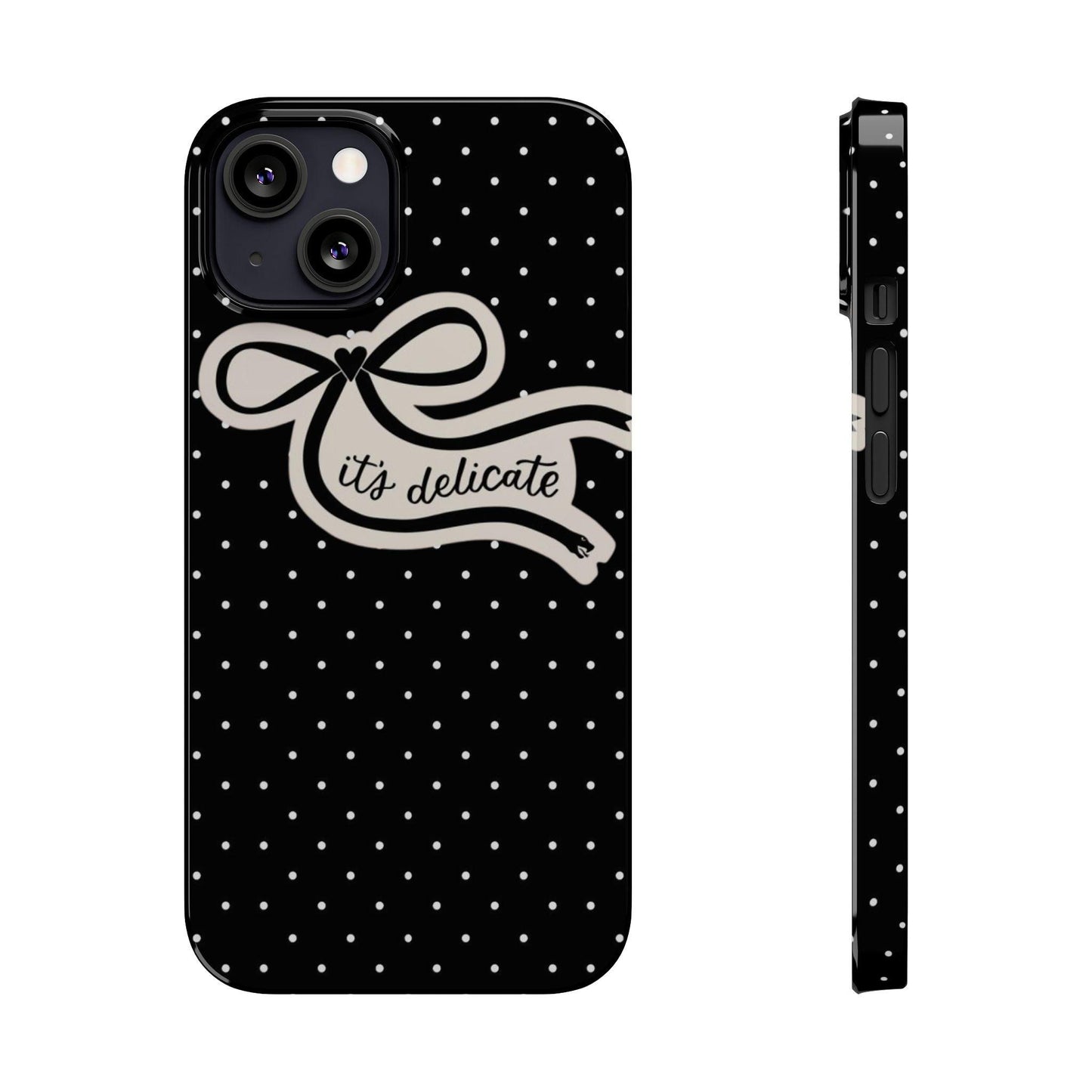 Polka Bow Elegance iPhone Cases - SmartHomeGoodies