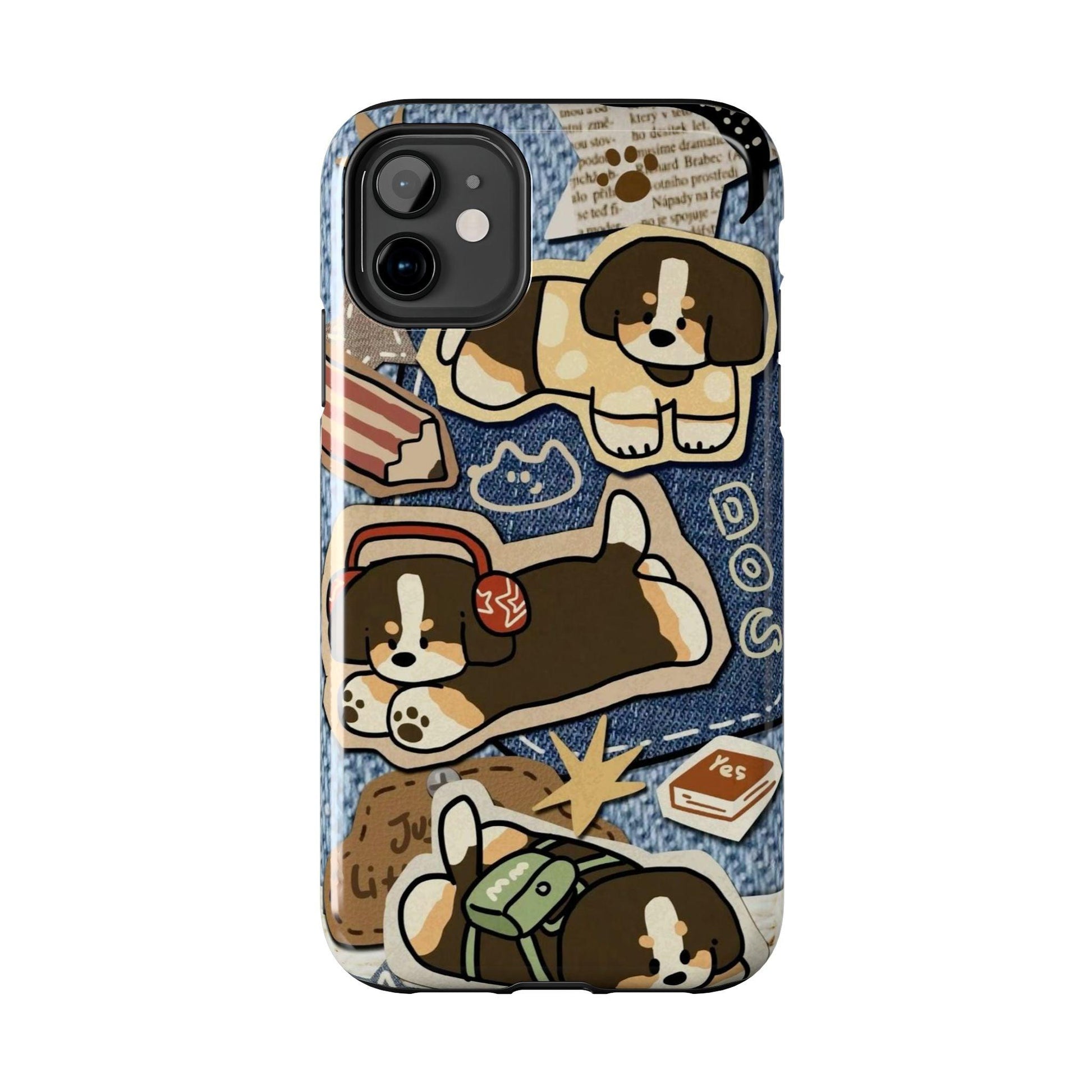 Puppy Pals Denim Vibes Tough iPhone Cases - SmartHomeGoodies